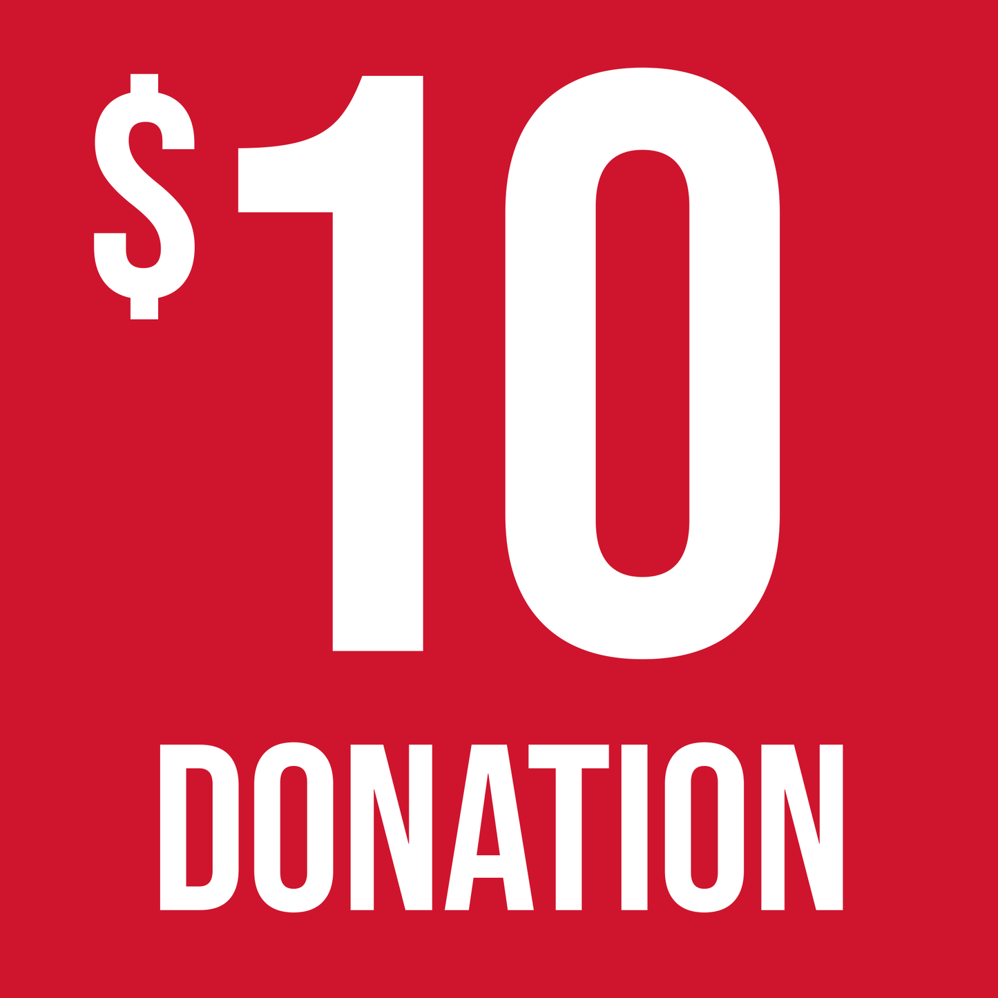 $10 Donation